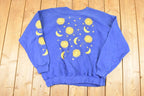 Vintage 1990s Sun and Moon Souvenir Crewneck Sweatshirt Women's L