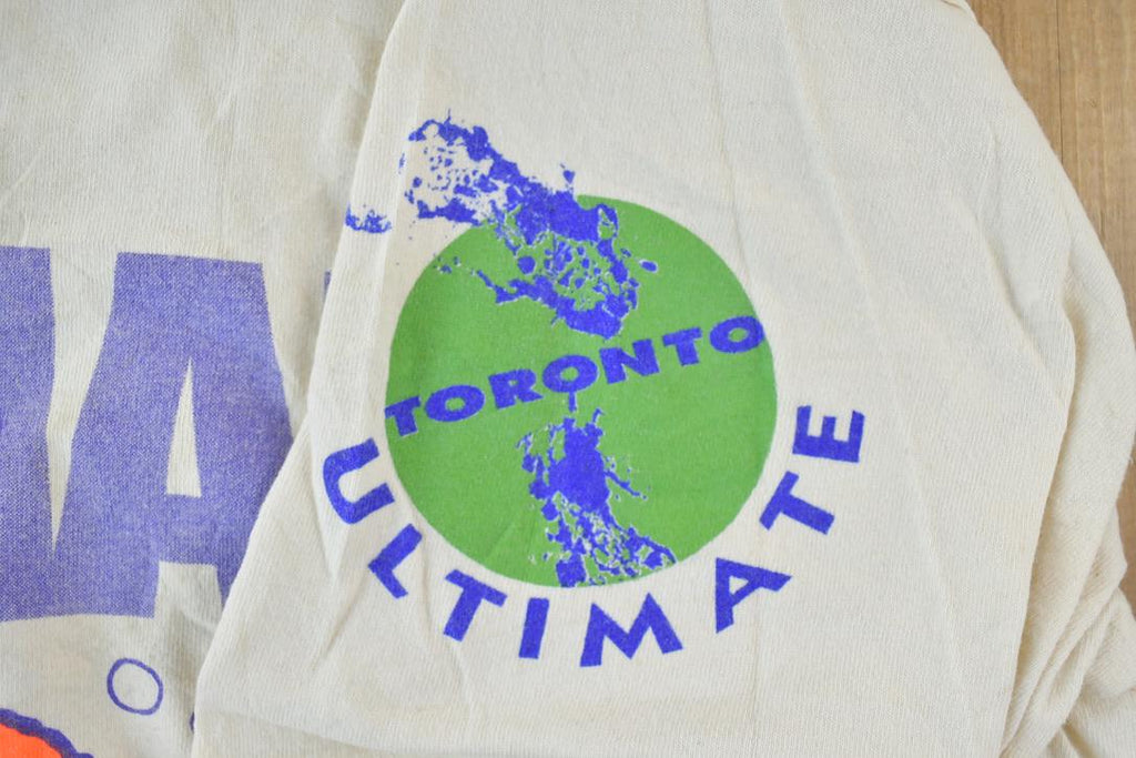 Vintage 1990s Toronto Ultimate Lethal Sushi Souvenir T-Shirt  Vintage Streetwear  Vacation Tee  Travel T Shirt