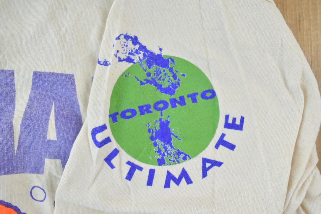 Vintage 1990s Toronto Ultimate Lethal Sushi Souvenir T-Shirt  Vintage Streetwear  Vacation Tee  Travel T Shirt