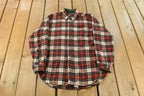 Vintage 1980s Pendleton Wool Flannel Button Up Shirt Men's M