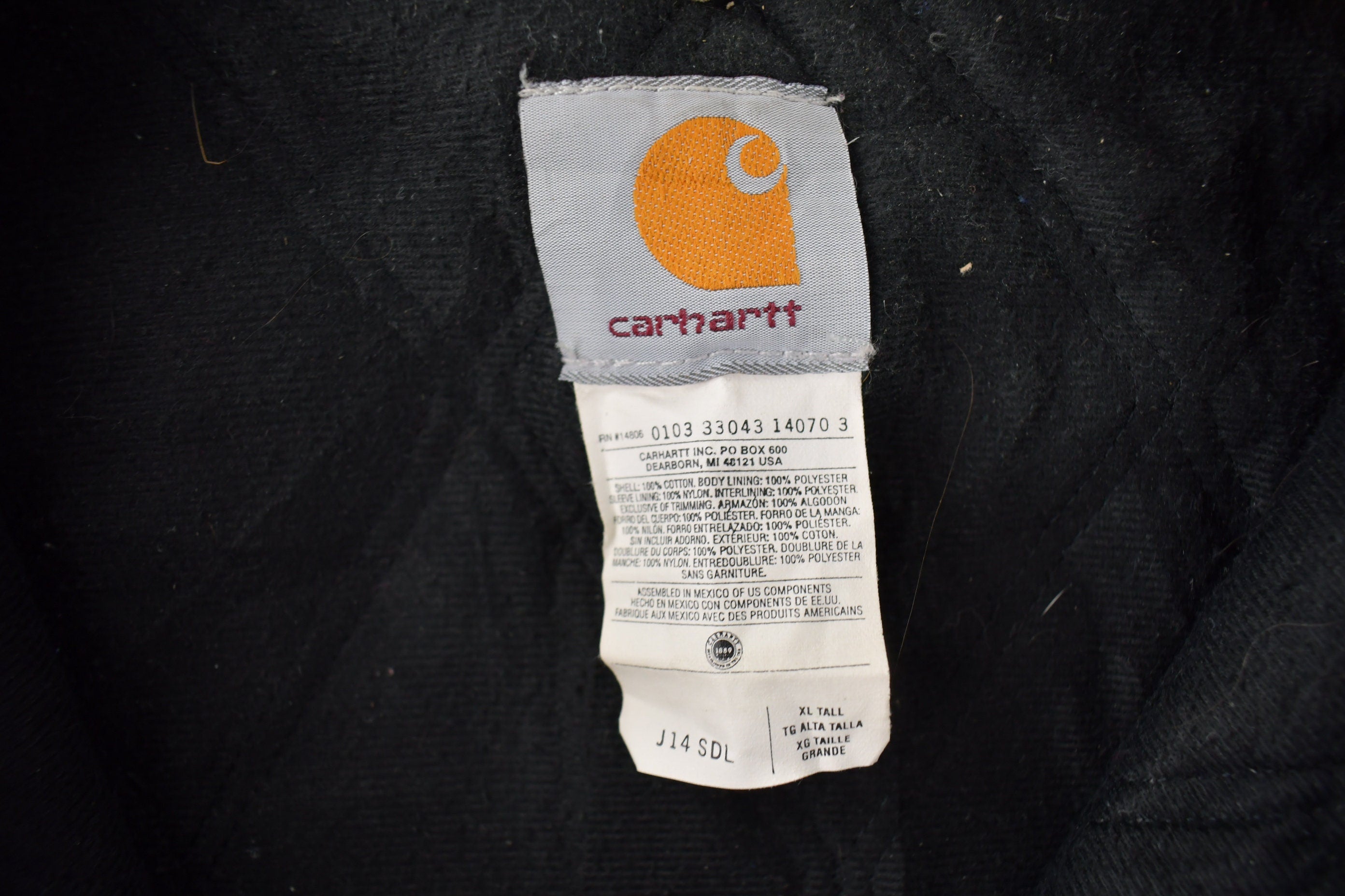 Vintage 1990s Beige Carhartt Santa Fe Jacket Size XL