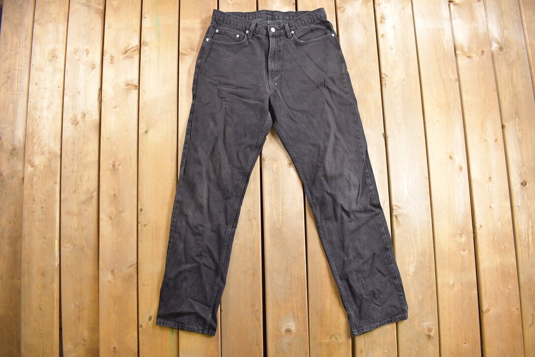 Vintage 1990's Ralph Lauren Black Jeans 32 x 32