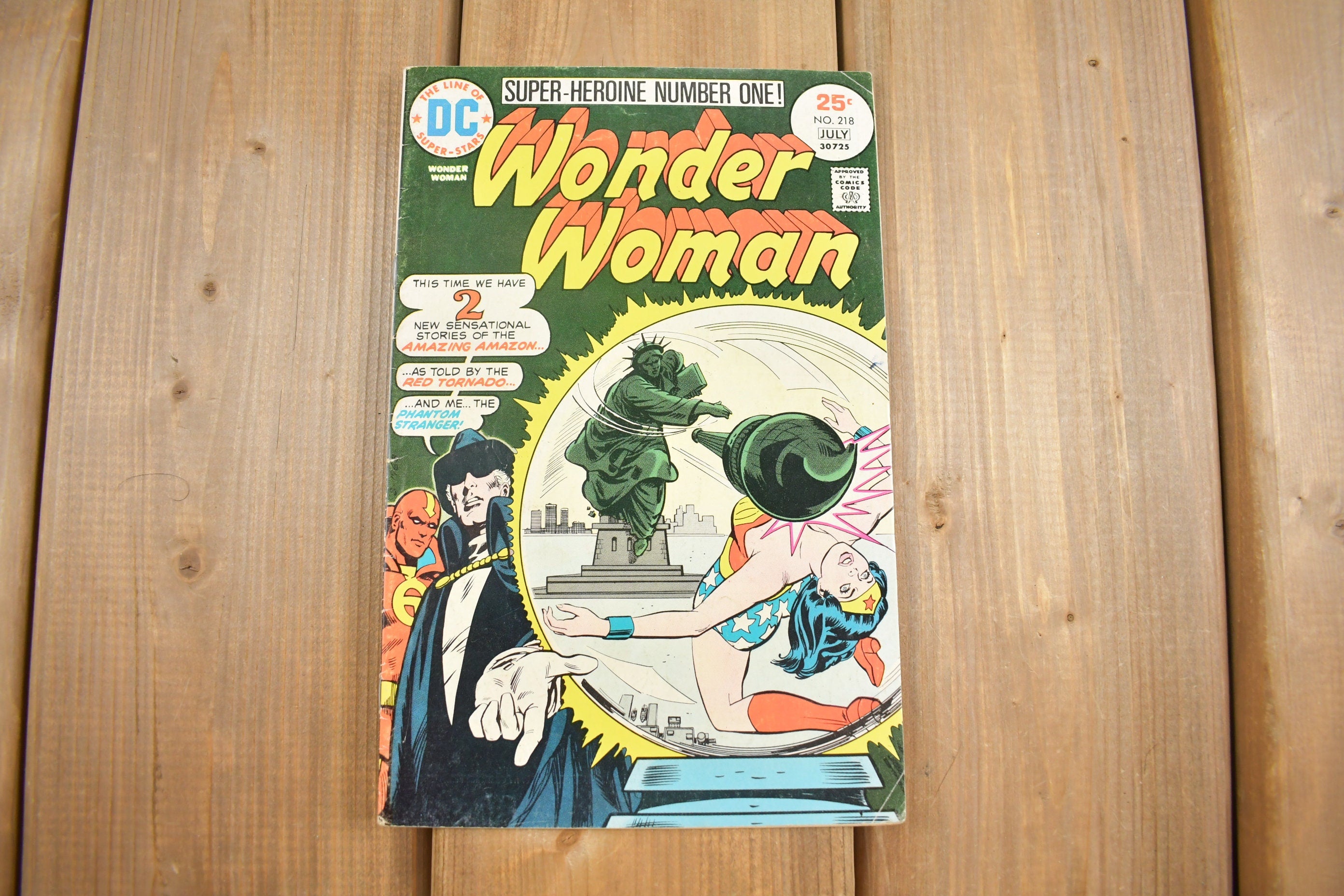 Vintage 1975 Wonder Woman Comic Book