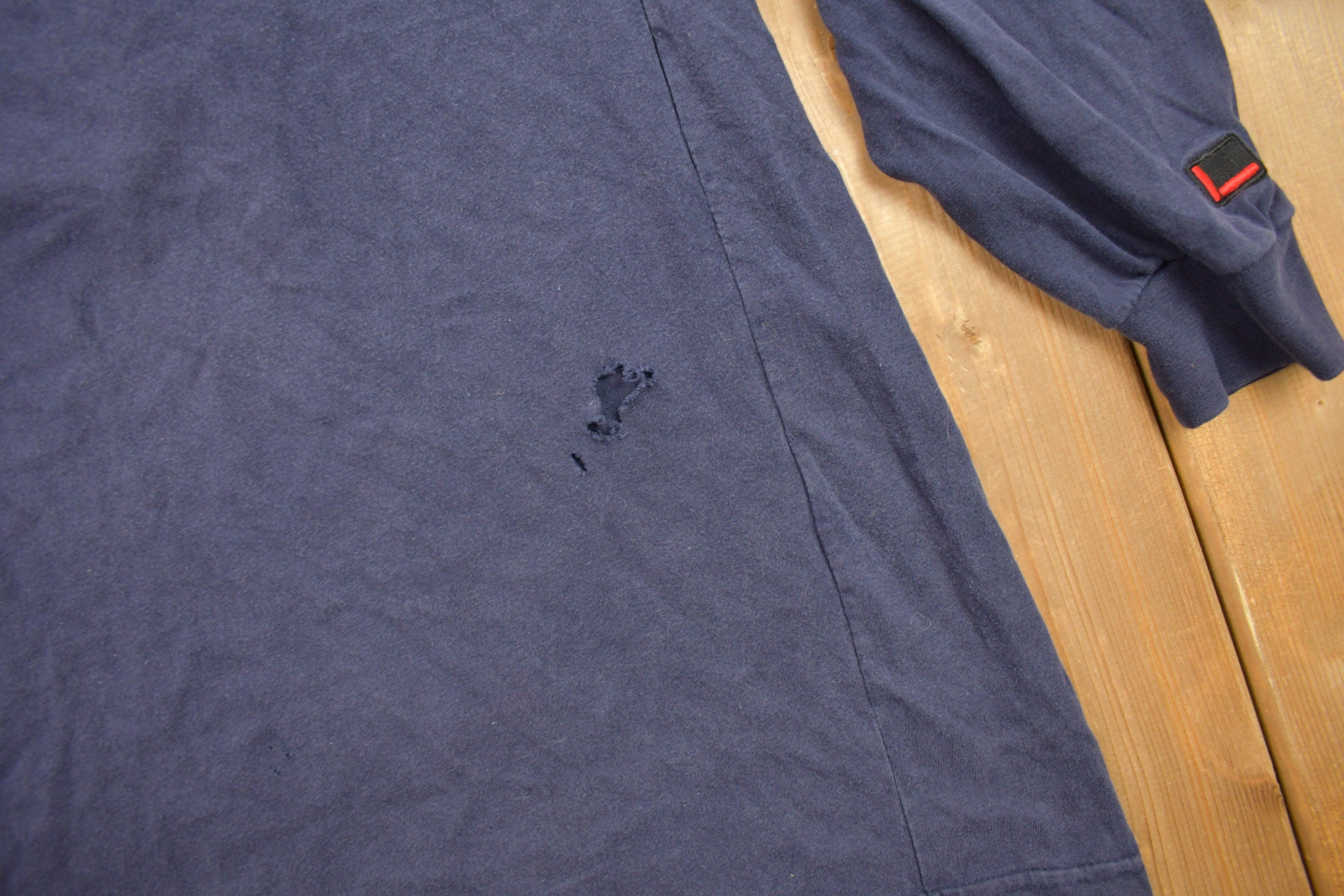 Vintage 1990s FUBU Embroidered Long Sleeve T-Shirt Hip Hop Apparel