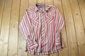 Vintage 1990s Wrangler Western Shirts Striped Button Up Shirt