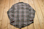 Vintage 1990s Ruggedwear By B.O.G. Plaid Flannel Button Up Shirt