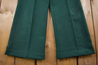 True Vintage 1970's Bellbottoms Green Pants 24 x 25