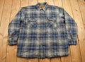 Vintage 1990s St Johns Bay Plaid Flannel Button Up Shirt