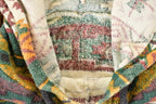 Vintage 1990s Unique Aztec Knit Hoodie Sweater Women's XL Long