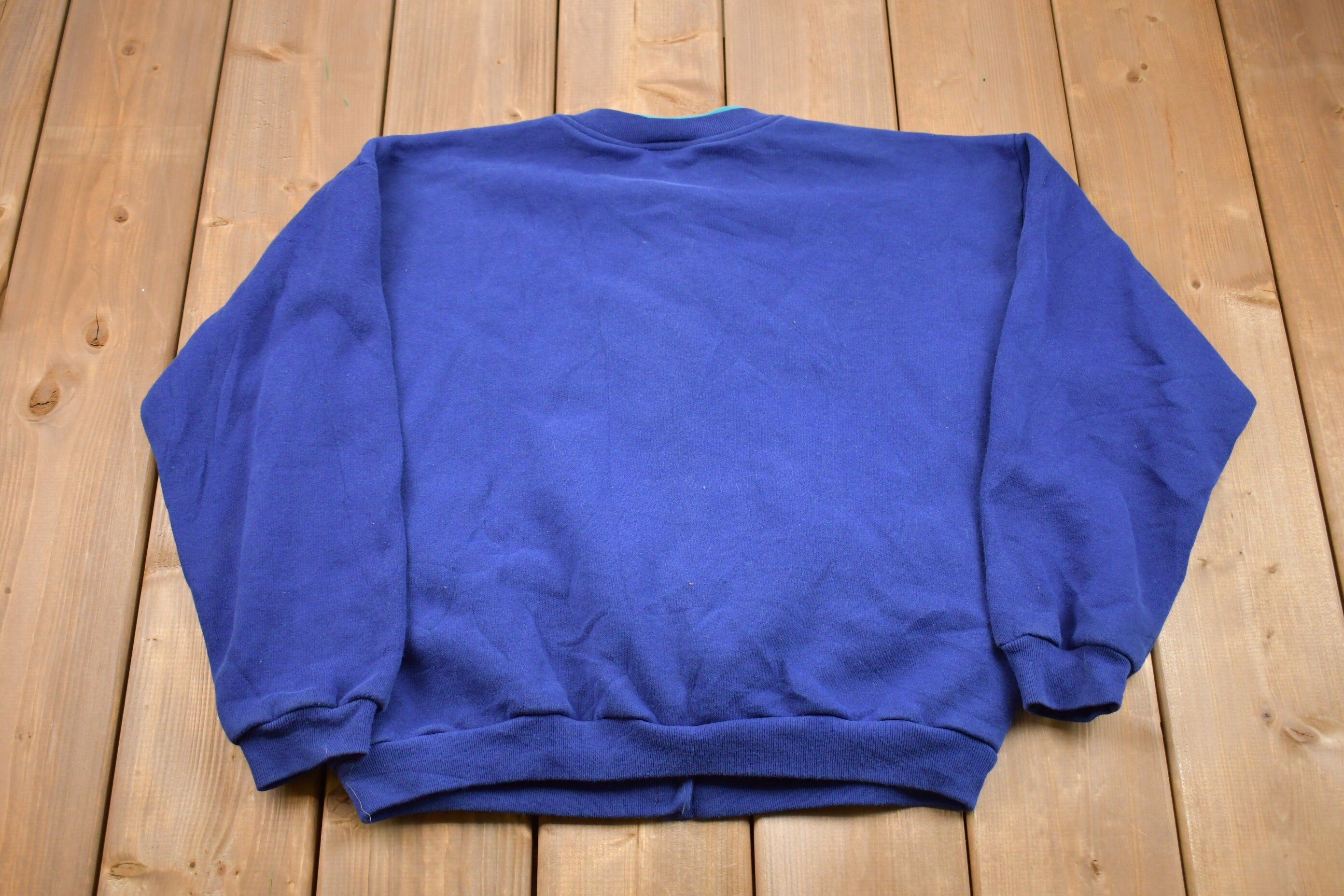 Vintage 1990 Cute Grandma Snap Cardigan Sweatshirt