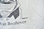 Vintage 1990s Beethoven Classical Music Single Stitch Graphic T-Shirt /