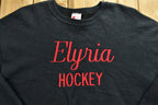 Vintage 1990's Elyria Hockey Embroidered Crewneck Sweatshirt