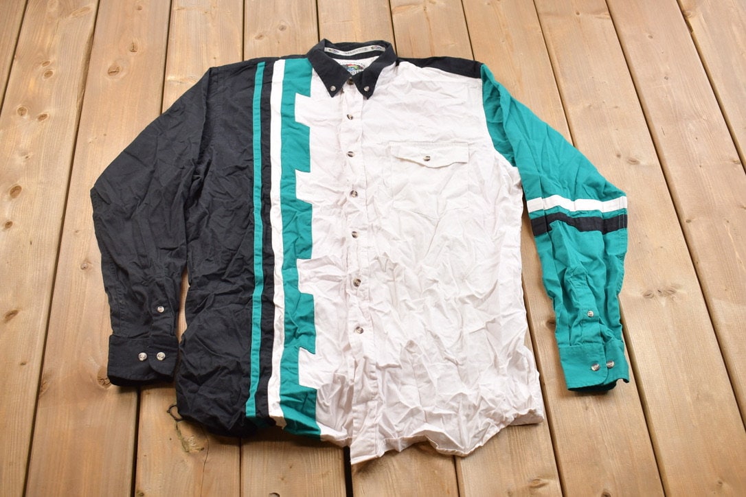 Vintage 1980s Cumberland Western Button Up Shirt