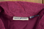 Vintage 1990s White Stag Floral Embroidered Button Up Sweatshirt