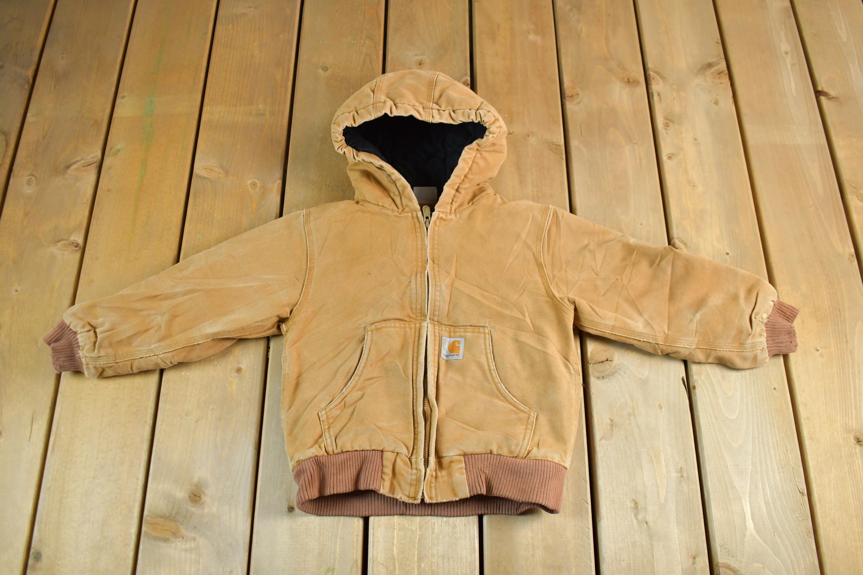 Vintage Y2K Carhartt Toddler Size Work Jacket Youth XS