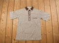 Vintage 1970s Gogan Chequred Collard Shirt