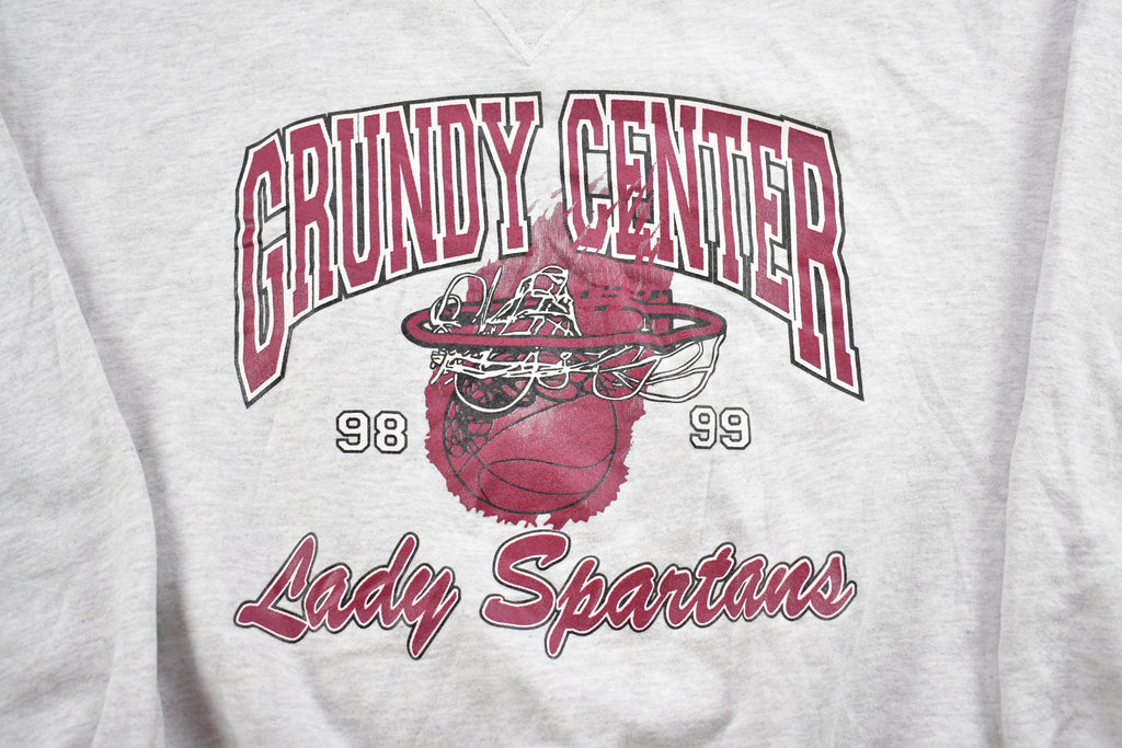 Vintage 1990s Grundy Center University Of Michigan Lady Spartans Collegiate Crewneck
