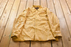 Vintage 1990s Richmond Brothers Yellow Leather Jacket