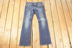 Vintage Deadstock Y2K Grace In LA Bedazzled Bootcut Low Rise Skinny Jeans Women's Size 27 x 32
