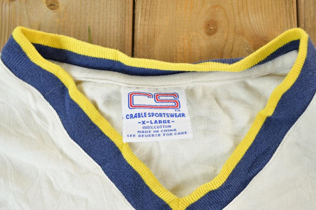 Vintage 1990s University Of Michigan Wolverines Collegiate Crewneck Made In USA