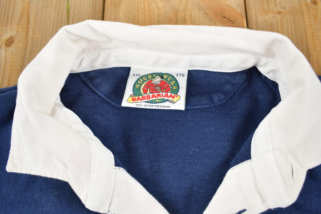 Vintage 1990s UGC Collegiate Rugby Sweater Made In Canada