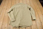 Vintage 1980s Carhartt Beige Snap Button Up Shirt