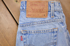 Vintage 1990s Levi's 550 Red Tab Light Wash Jeans Size 26 x 29