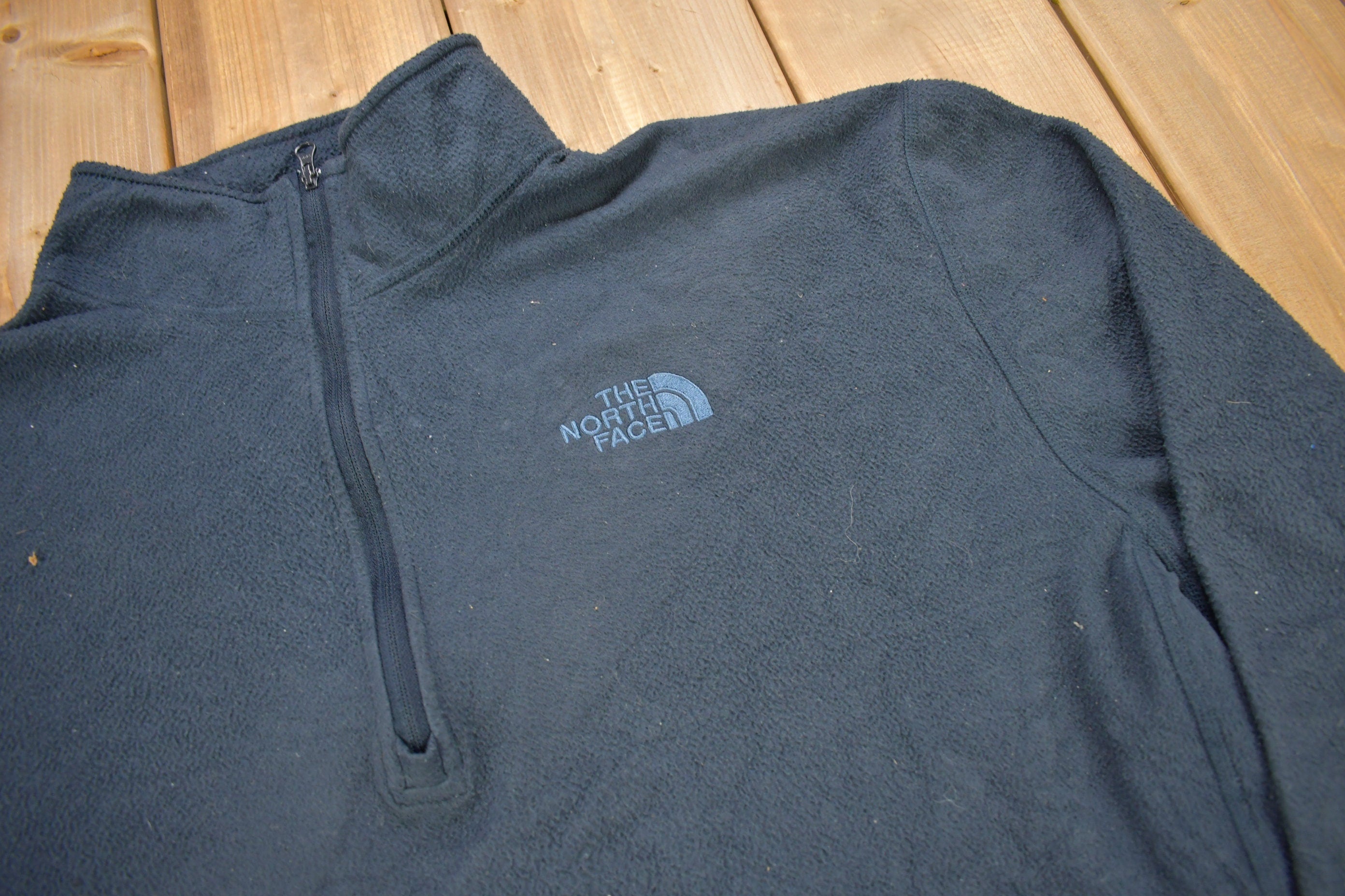 Vintage 1990s The North Face Quarter Zip Fleece Sweater