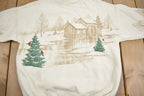 Vintage 1995 Winter Farm Graphic Crewneck