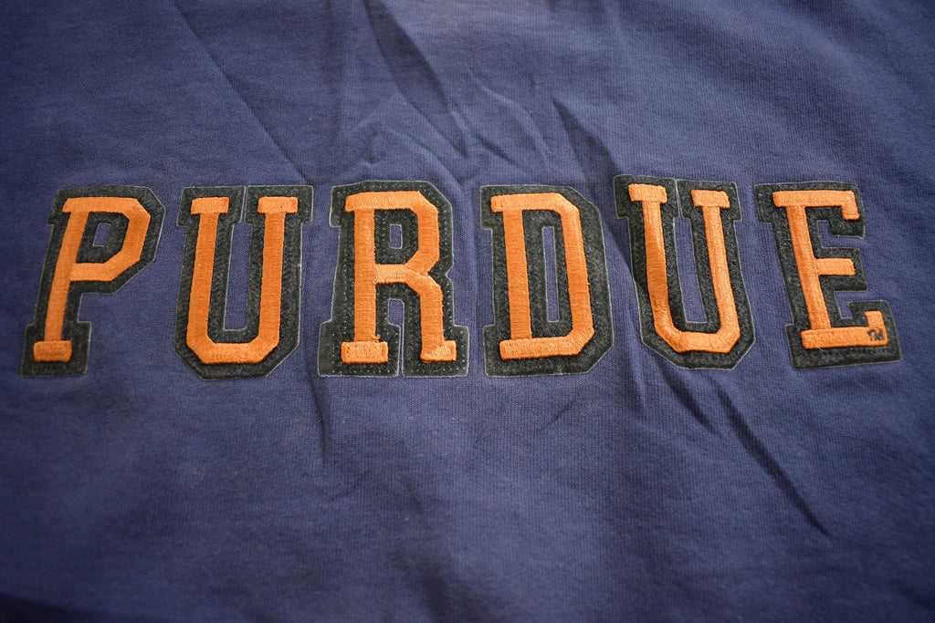 Vintage 1990s Purdue Embroidered Collegiate Crewneck