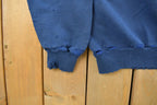 Vintage 1990s Distressed University Of Michigan Wolverines Collegiate Crewneck Sweatshirt Men's Large