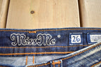Vintage Y2K Miss Me Low Rise Jeans Boot Cut Low Rise Jeans Size 26x33