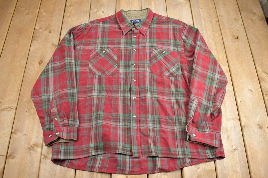 Vintage 1990s John Blair Plaid Button Up Shirt