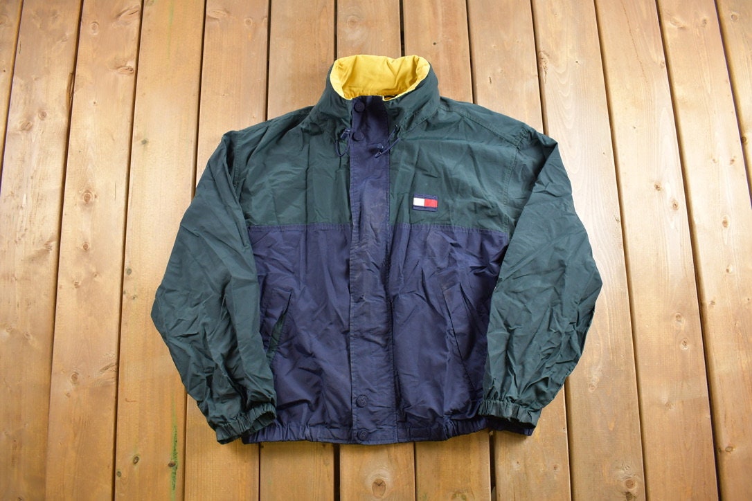 Vintage 1990s Tommy Hilfiger Full Zip Windbreaker Jacket