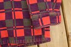Vintage 1960s Champion Button Up Plaid Flannel Trucker Shirt Men's Small