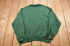Vintage 1990s Blank Green Crewneck Sweatshirt