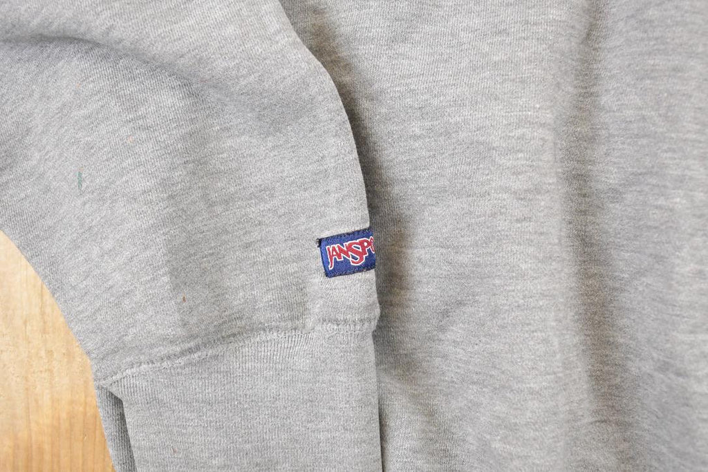 Vintage 1990s Jansport Minnesota Quarter Zip Embroidered University Crewneck Sweater Mens L