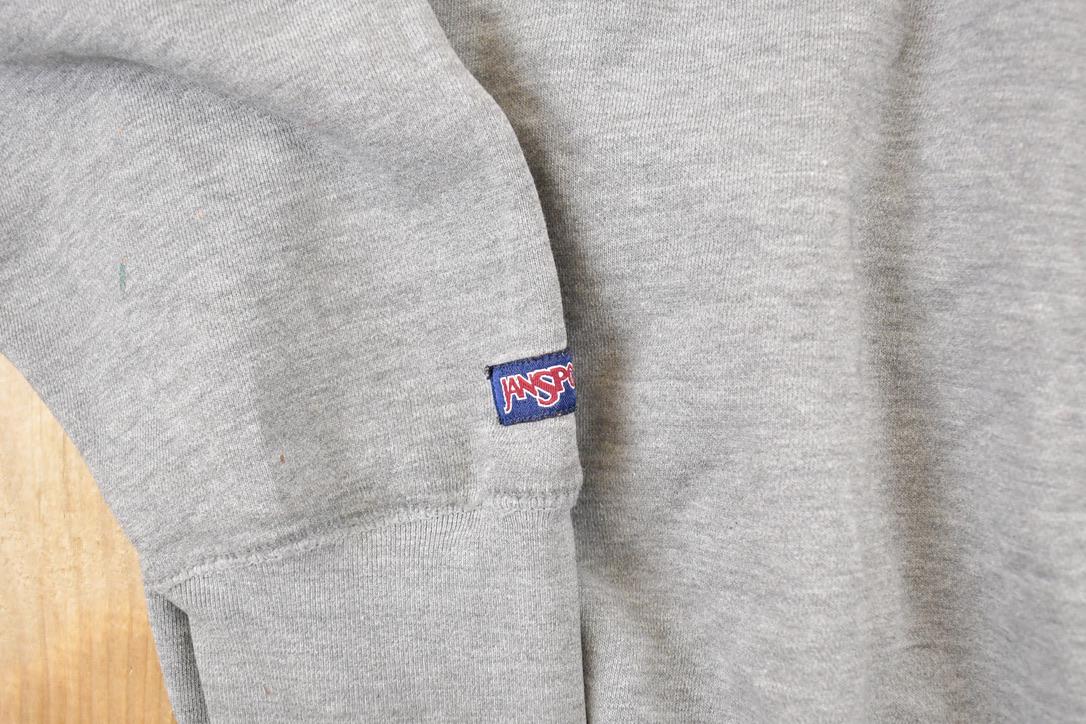 Vintage 1990s Jansport Minnesota Quarter Zip Embroidered University Crewneck Sweater Mens L