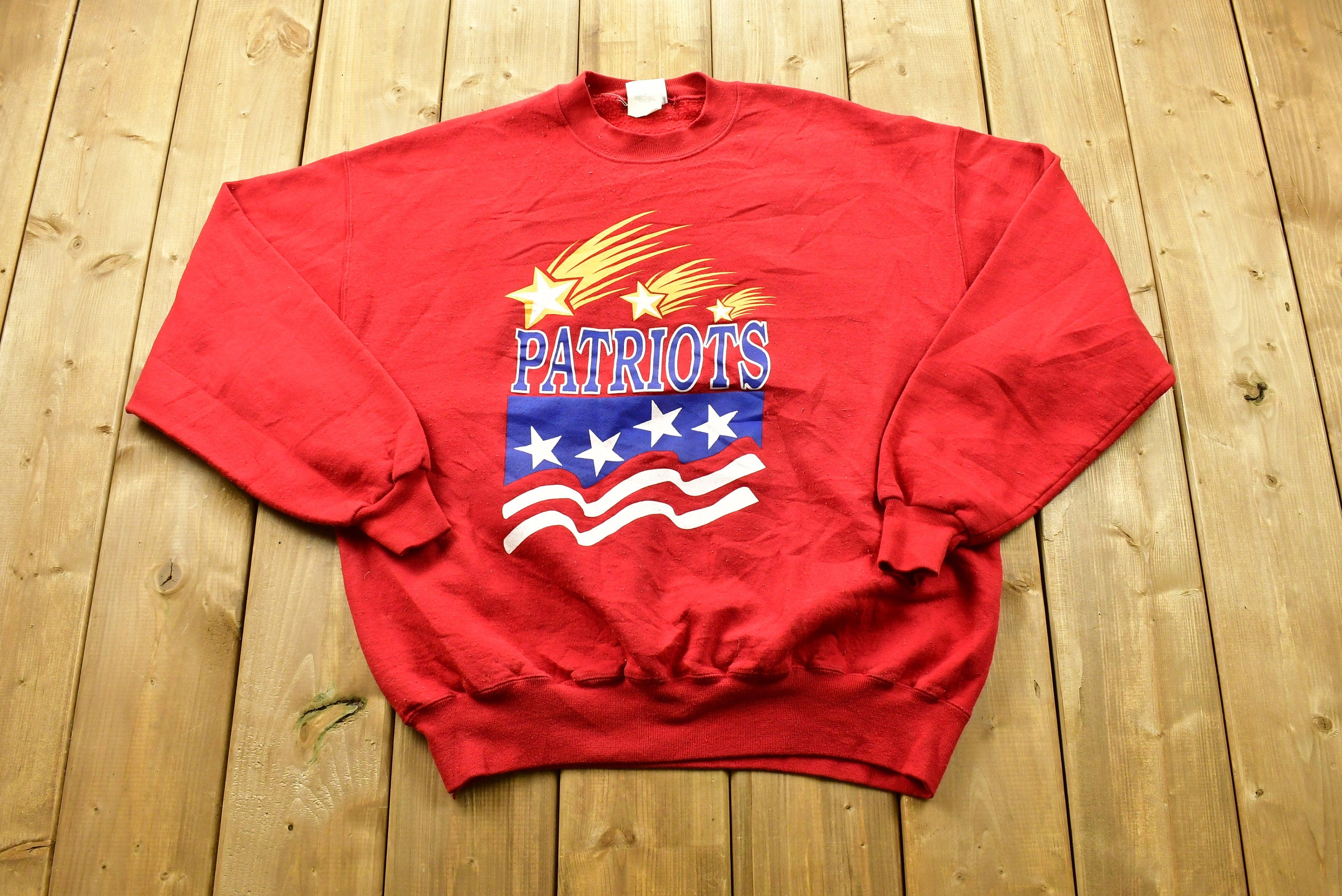 Vintage 1990's #1 NMS Band Patriots Crewneck Sweatshirt