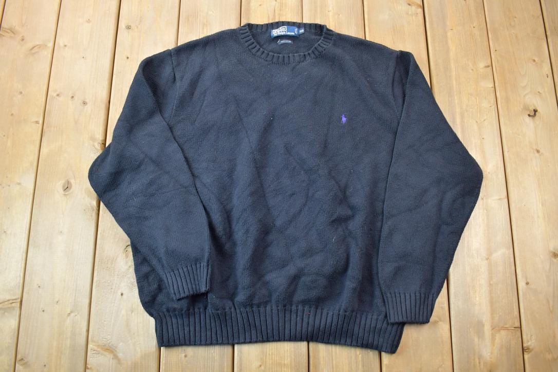 Vintage 1990s Polo Ralph Lauren Knit Crewneck Sweater