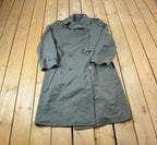 Vintage 1980s Redmans Full Length Trench Coat Made In USA