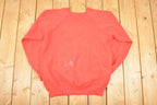 Vintage 1990s Seagrams Go Big Red Graphic Print Crewneck Sweatshirt Men's L
