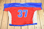 Vintage 1990s Cropped Fit Revere High School Mesh Football Jersey Size Xl