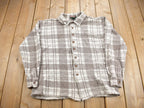 Vintage 1990s Windriver Plaid Flannel Button Up Shirt