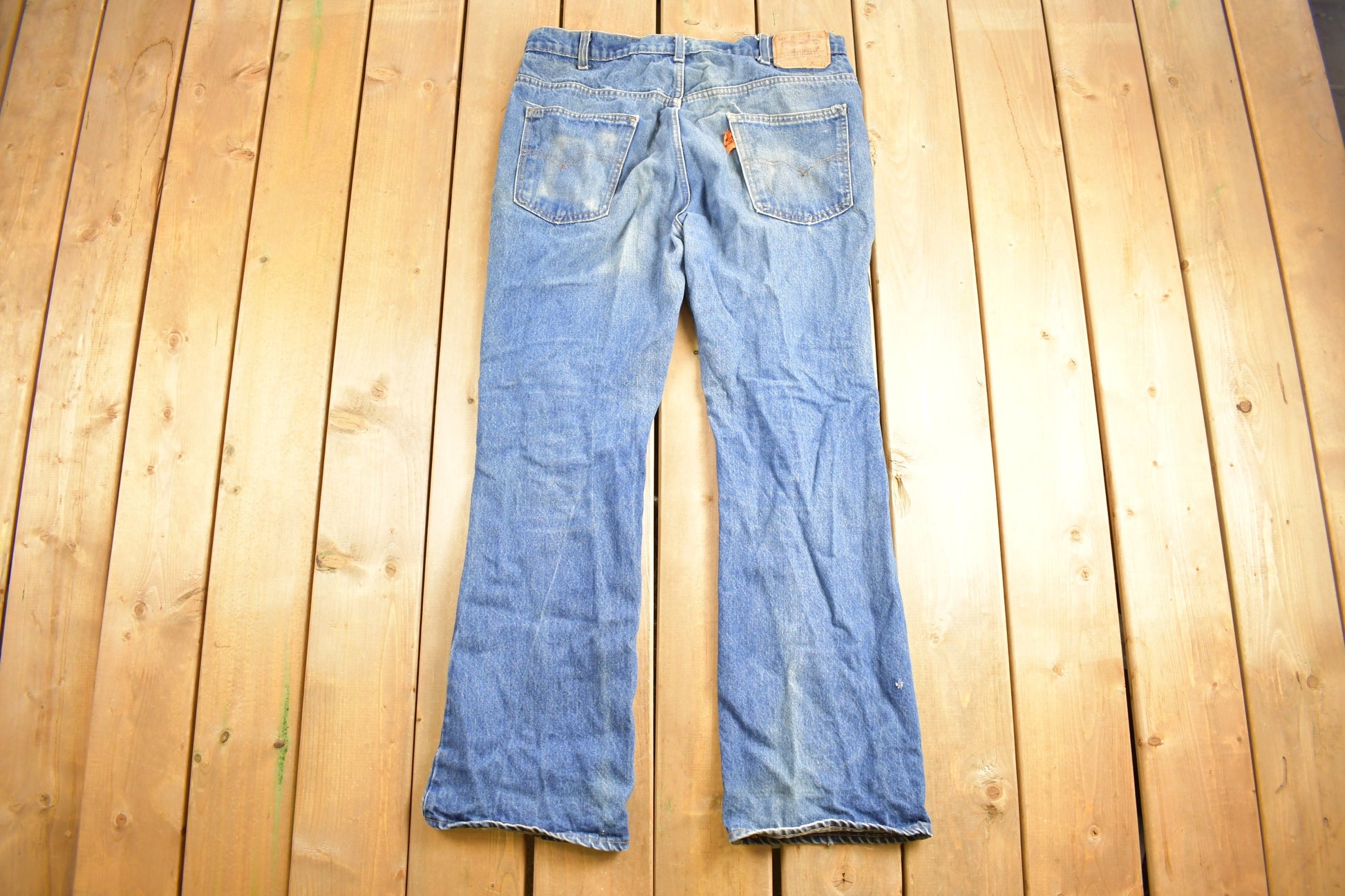 Vintage 1970s Levi's Orange Tab Jeans Size 29 x 29.5
