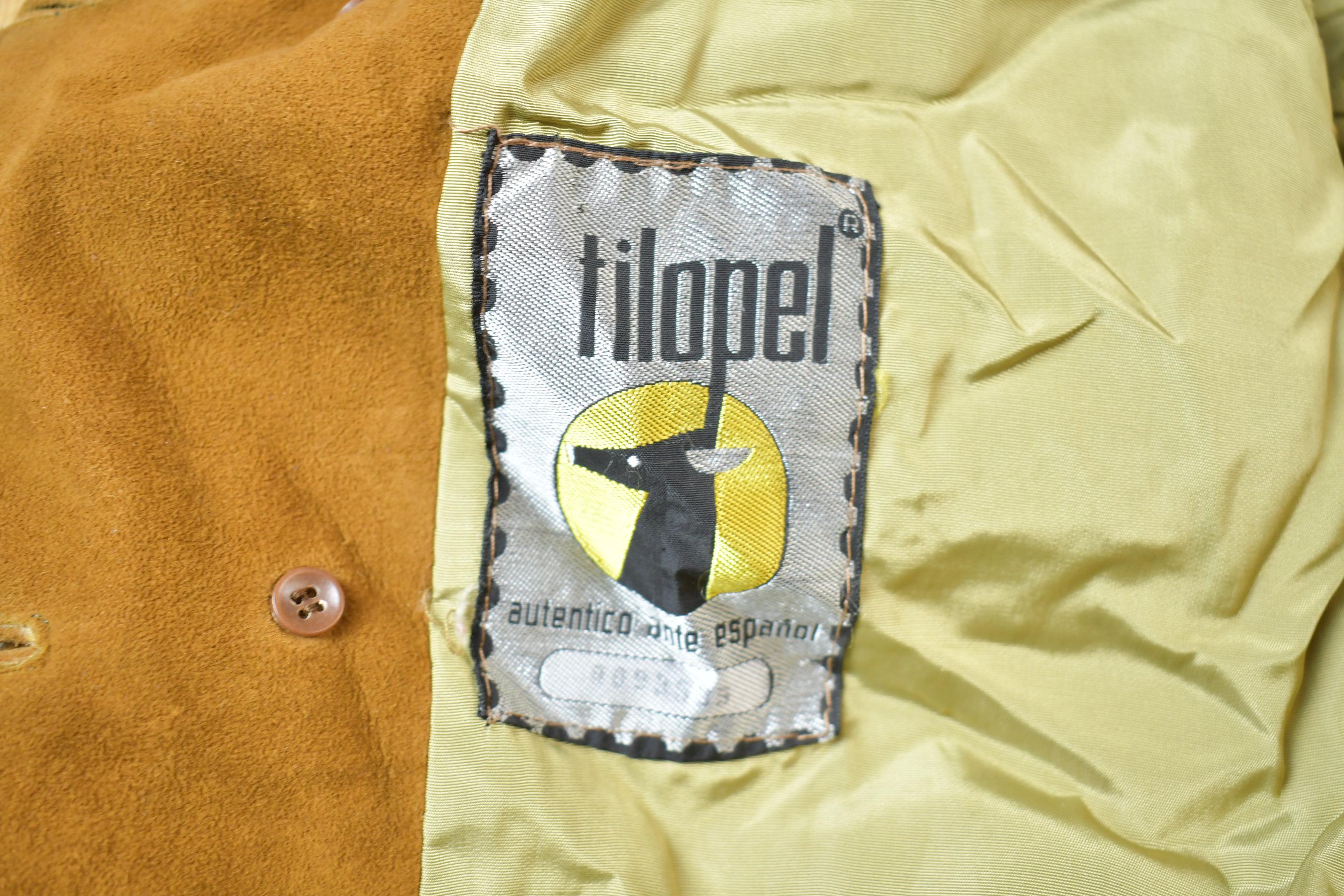 True Vintage 1960s Tilopel Women's Suede Trench Coat