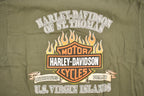 Vintage 2002 Harley Davidson Of St Thomas US Virgin Islands T-Shirt