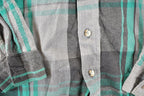Vintage 1990s Five Brother Plaid Western Style Button Up Shirt Men's L