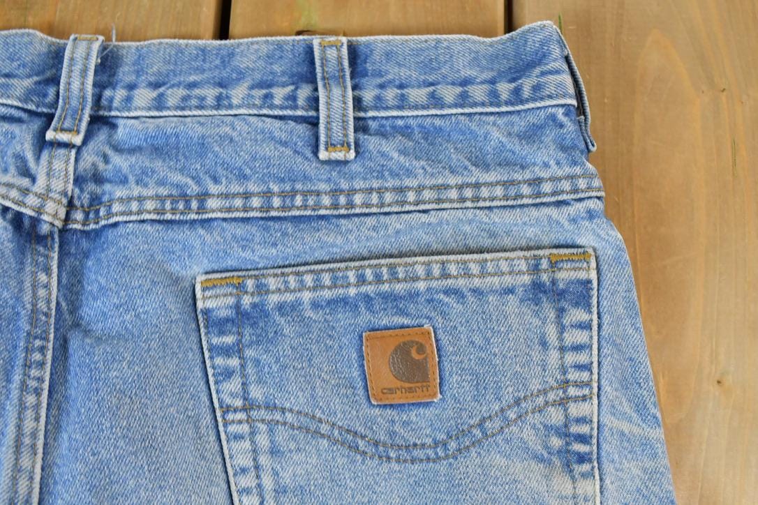 Vintage 1990s Carhartt Denim Jeans Size 36 x 32