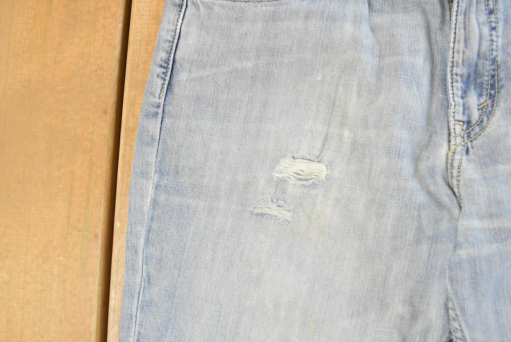 Vintage 1990s Levi's 517 Boot Cut Denim Jeans Men's 34 x 31 / Vintage Denim / Vintage Levi's / Levi Jeans / Boot Cut Jeans / Distressing